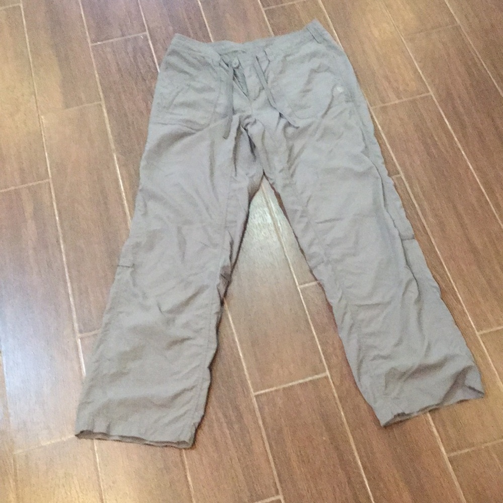 The north face grey convertible hiking pants